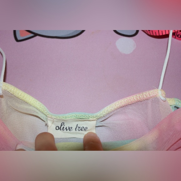 Olive Tree Bodysuit | Pastel Rainbow | Small - Picture 5 of 9